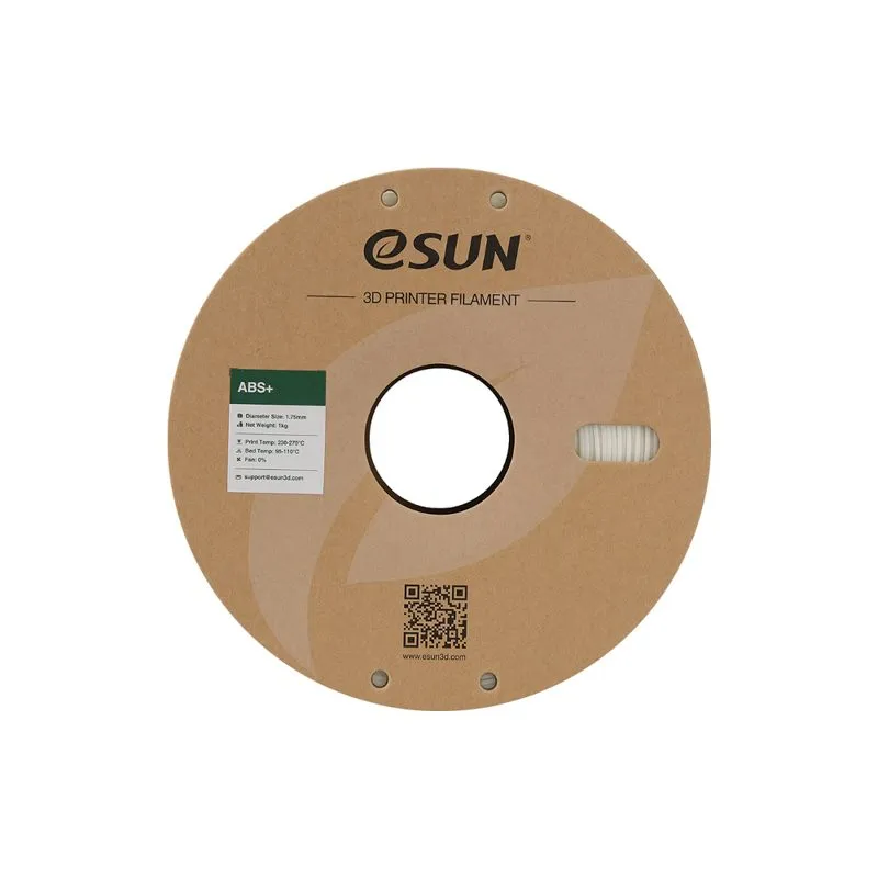 eSUN ABS+ 3D Printing Filament, 1.75mm White - Image 4