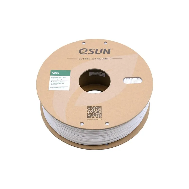 eSUN ABS+ Filament 1.75mm - Cold White Spool - Image 3