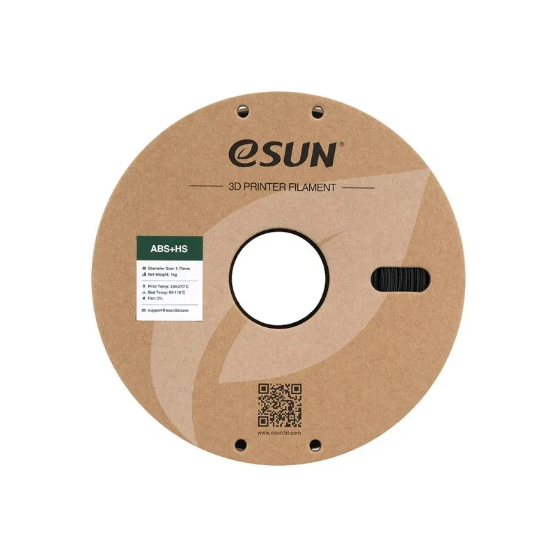 eSUN ABS+ HS 1.75mm 3D Filament - Black - Image 4