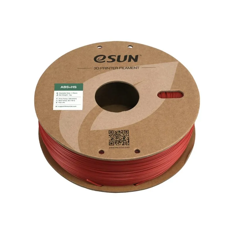 eSUN ABS+ HS Filament Fire Engine Red 1.75mm - Image 3