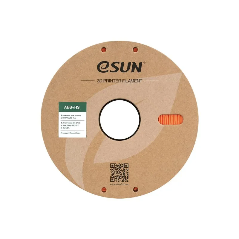 eSUN ABS+ HS Orange 1.75mm 3D Printing Filament Spool - Image 4