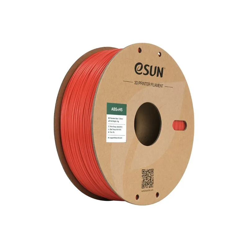 eSUN ABS+ HS Red 1.75mm 3D Printer Filament Spool