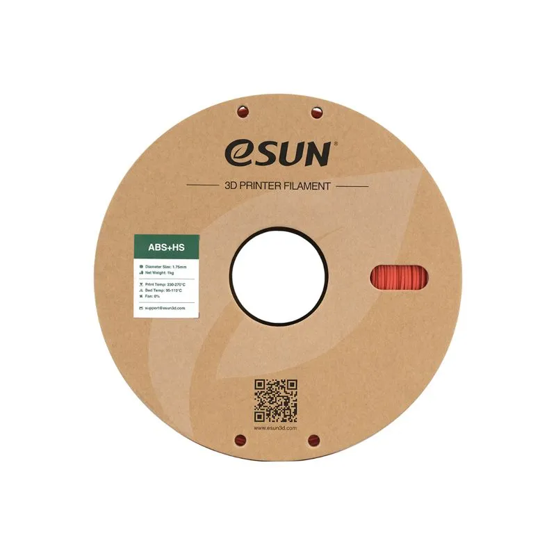 eSUN ABS+ HS Red 1.75mm 3D Printer Filament Spool - Image 4