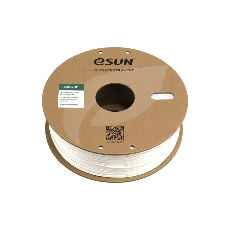 eSUN ABS+ HS White 1.75mm 3D Printer Filament - Image 3