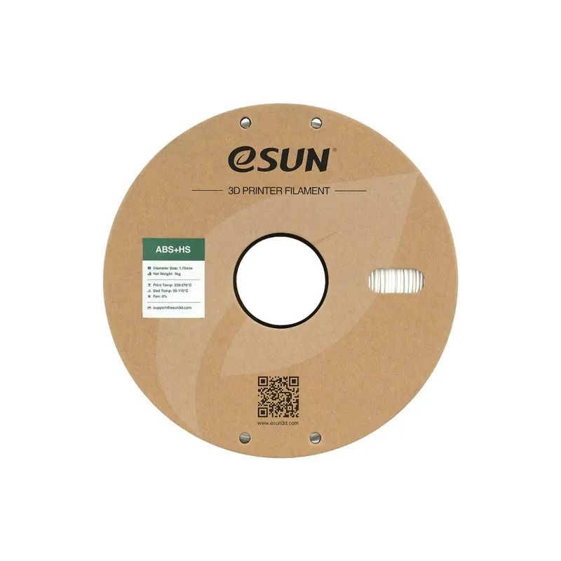 eSUN ABS+ HS White 1.75mm 3D Printer Filament - Image 4