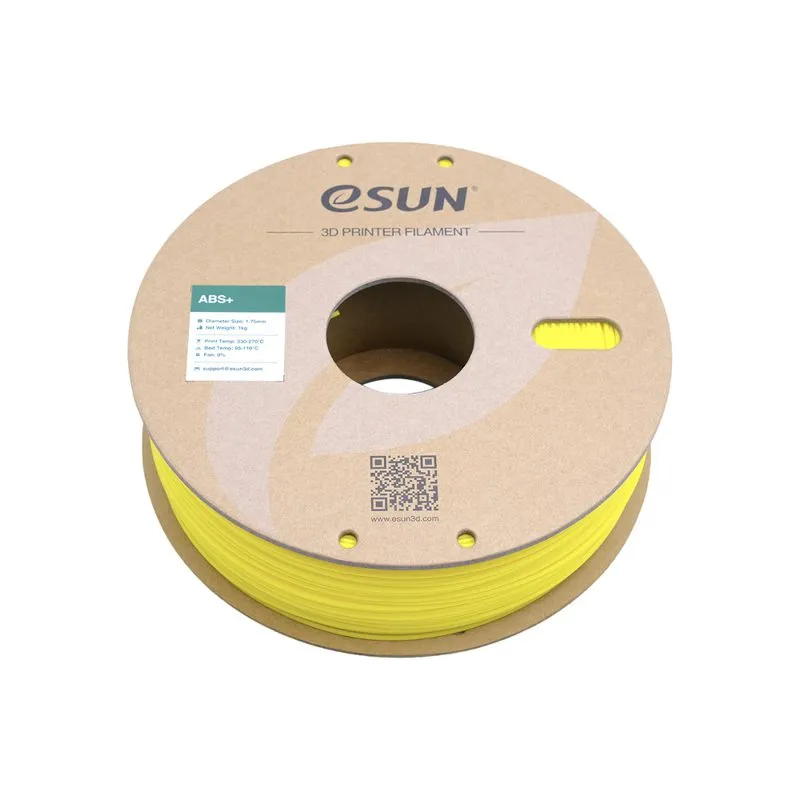 eSUN ABS+ Yellow 1.75mm 3D Printer Filament - Image 3