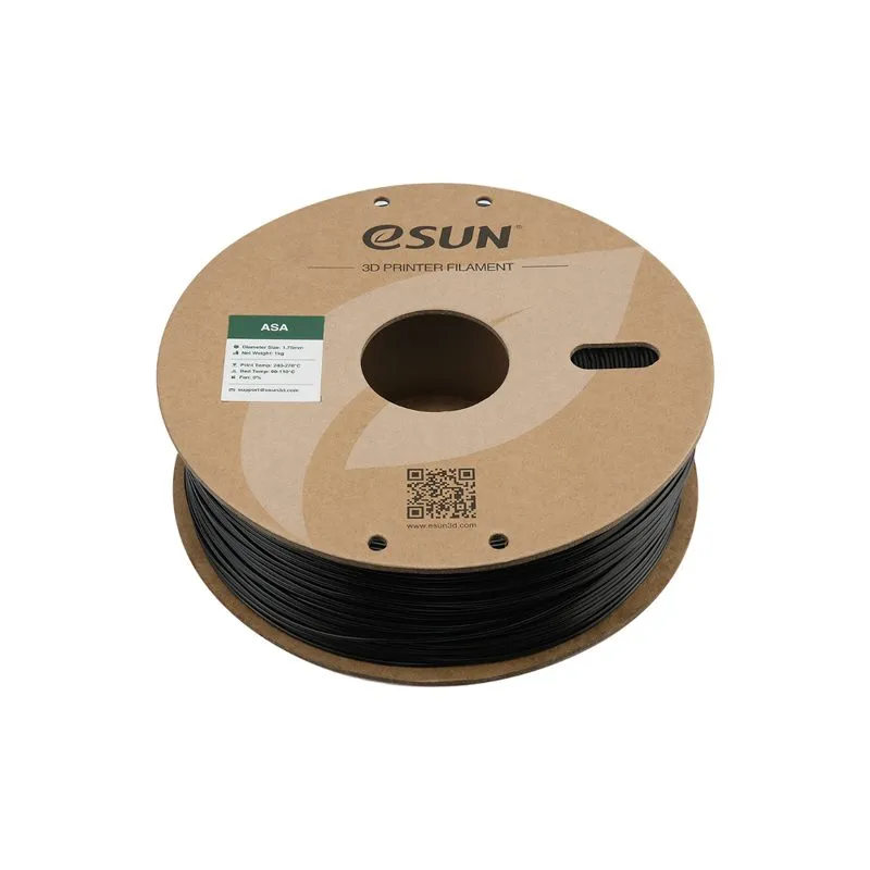 eSUN ASA+ Black 1.75mm 3D Printer Filament Spool - Image 3