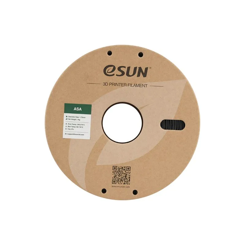 eSUN ASA+ Black 1.75mm 3D Printer Filament Spool - Image 4