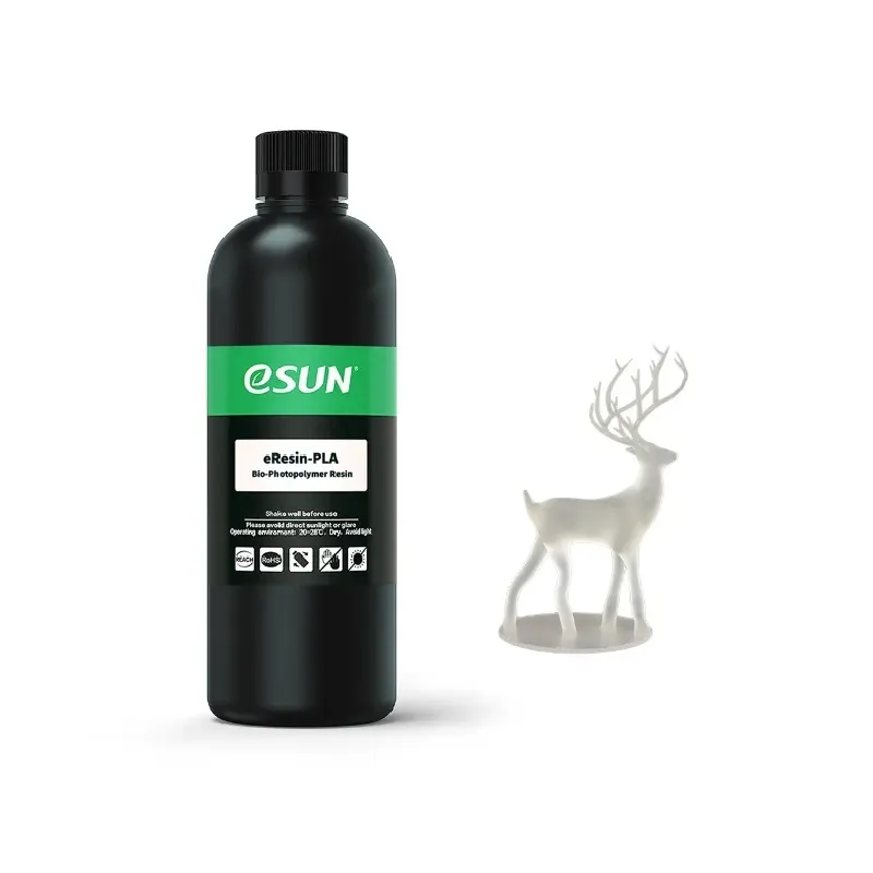 eSUN Bio-Based PLA Resin, Transparent 1kg - Image 2