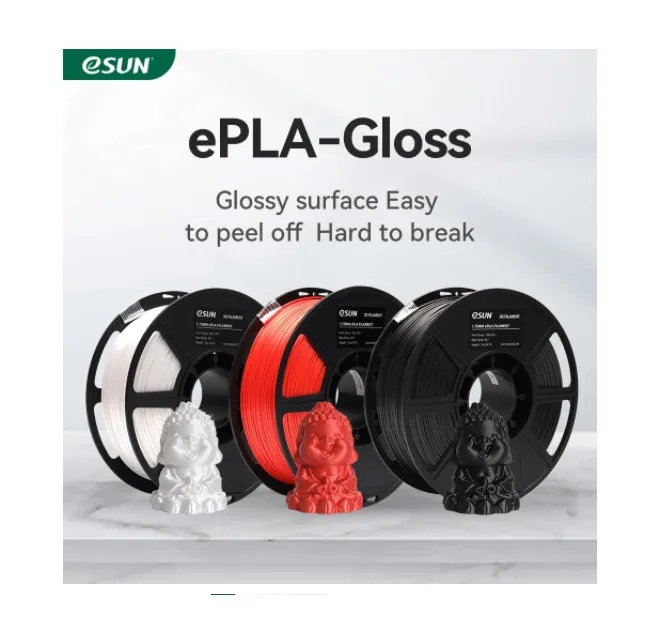 eSUN ePLA-Gloss 1.75mm Filament 1kg White - Image 3