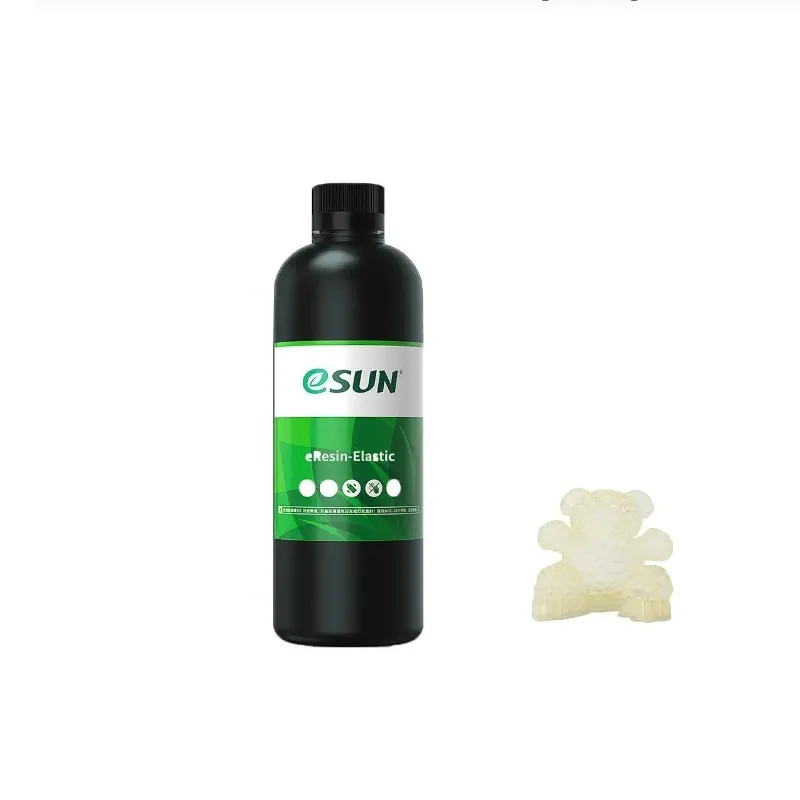 eSUN eResin-eLastic Transparent Yellow 0.5KG Resin - Image 2