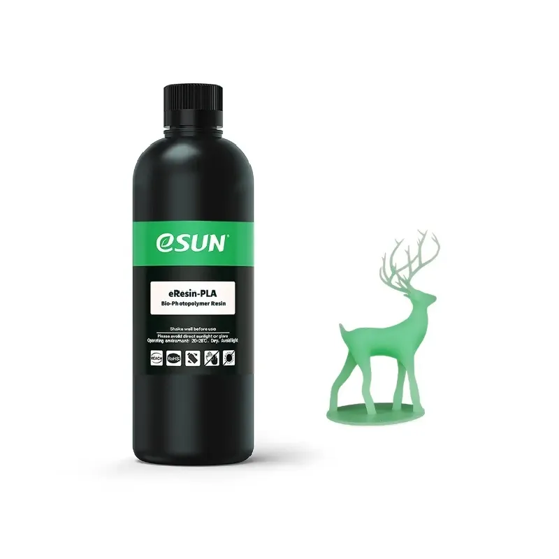 eSUN eResin-PLA Bio-Based Resin - Grass Green 1kg - Image 2