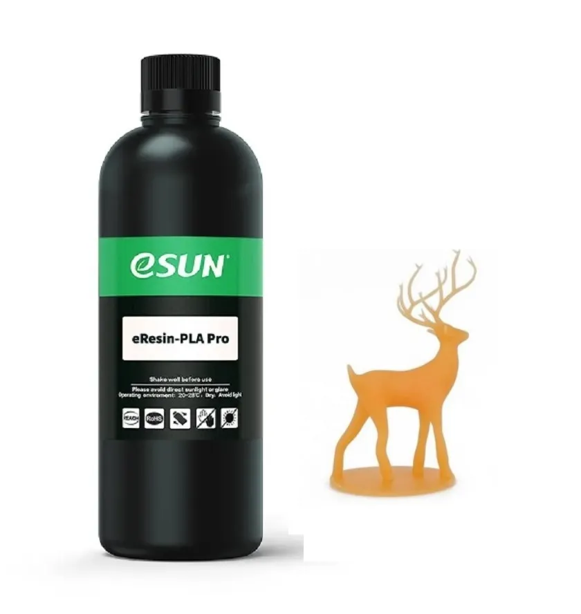 eSUN eResin-PLA Pro Resin - Orange 1kg - Image 2
