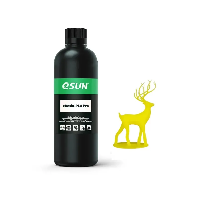 eSUN eResin-PLA Pro Yellow 1kg 405nm Resin - Image 2