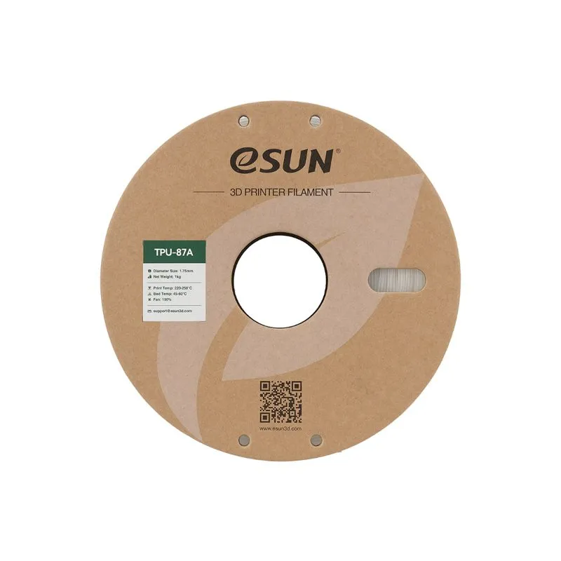 eSUN Flex TPU 87A Natural Flexible 1.75mm Filament - Image 4
