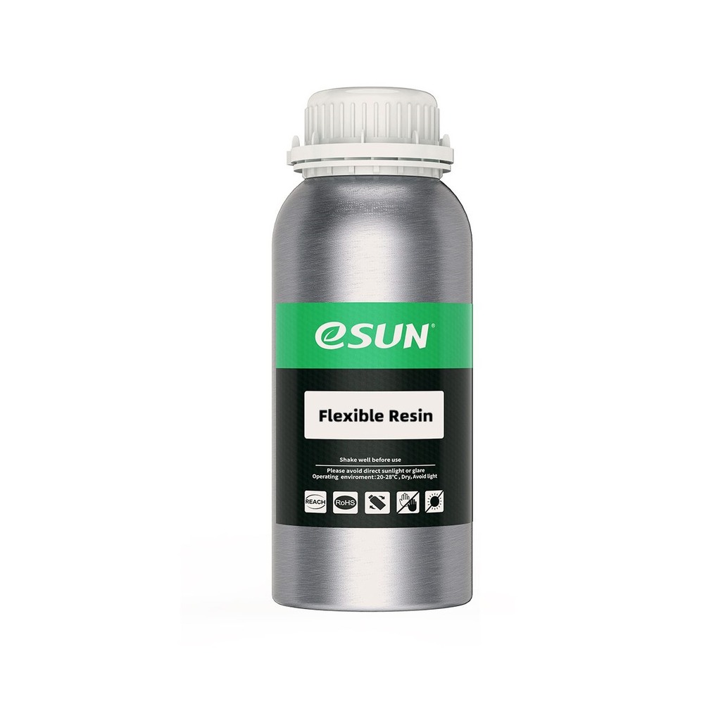 eSUN Flexible Resin Yellow 0.5kg for LCD 3D Printers
