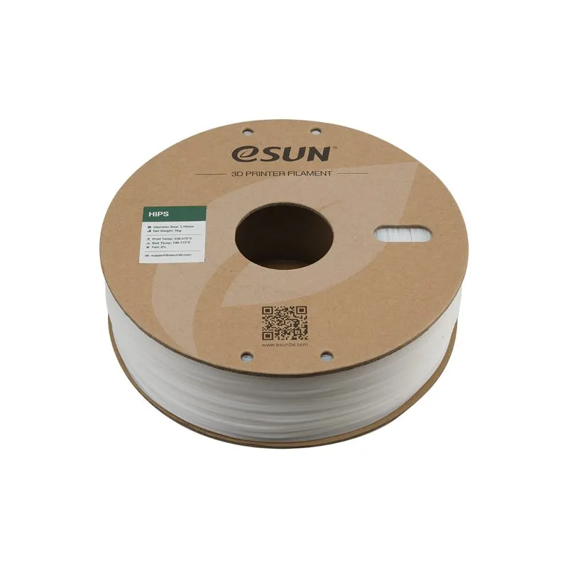 eSUN HIPS 3D Filament 1.75mm - Cold White - Image 2