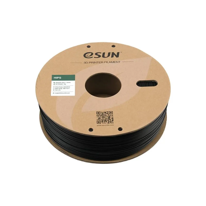 eSUN HIPS Black 1.75mm 3D Printer Filament Spool - Image 4