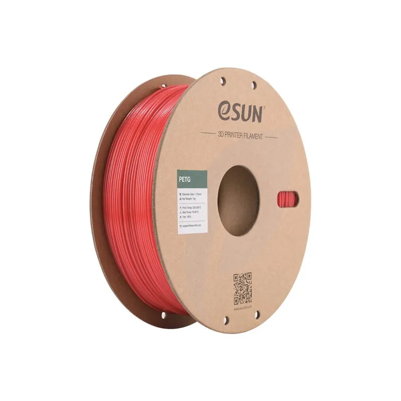 eSUN PETG+ 1.75mm 3D Printer Filament - Red