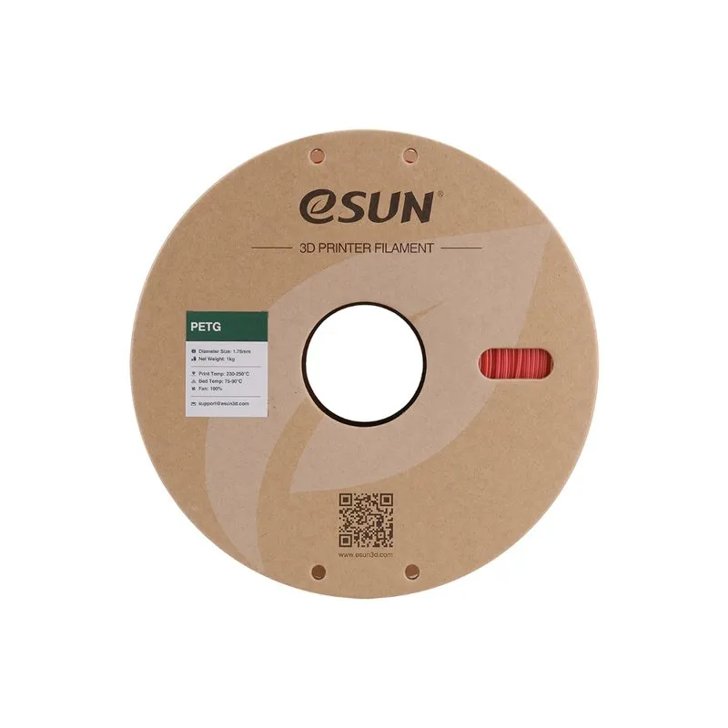 eSUN PETG+ 1.75mm 3D Printer Filament - Red - Image 4