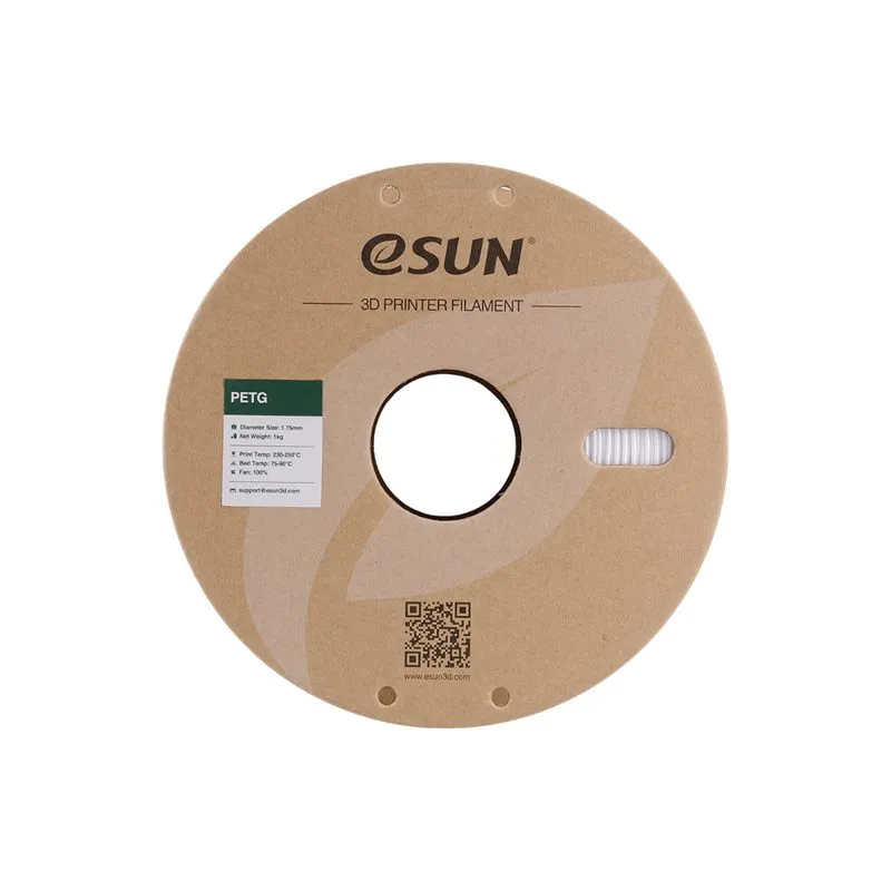 eSUN PETG+ 1.75mm Filament White - Image 4