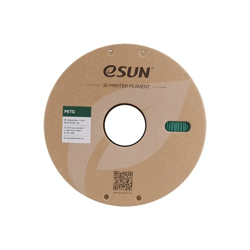 eSUN PETG+ 1.75mm Green 3D Printing Filament - Image 2