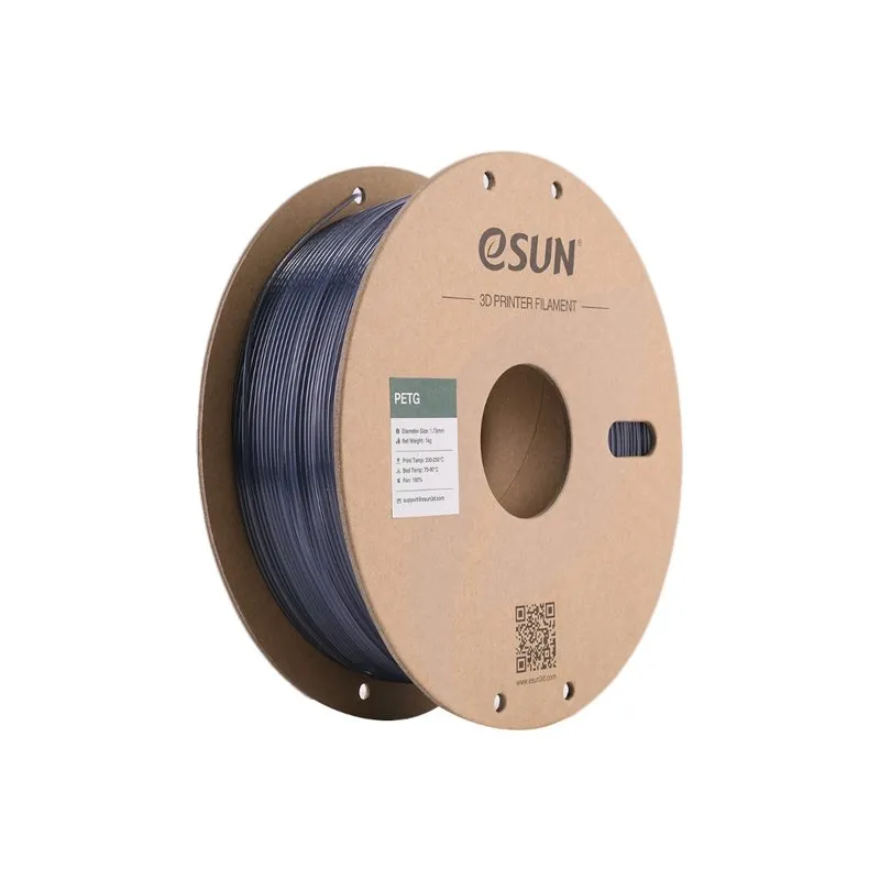 eSUN PETG+ 1.75mm Translucent Grey 1kg 3D Filament