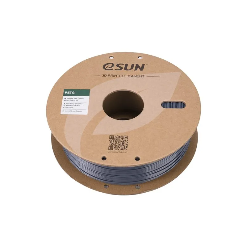 eSUN PETG+ 1.75mm Translucent Grey 1kg 3D Filament - Image 3