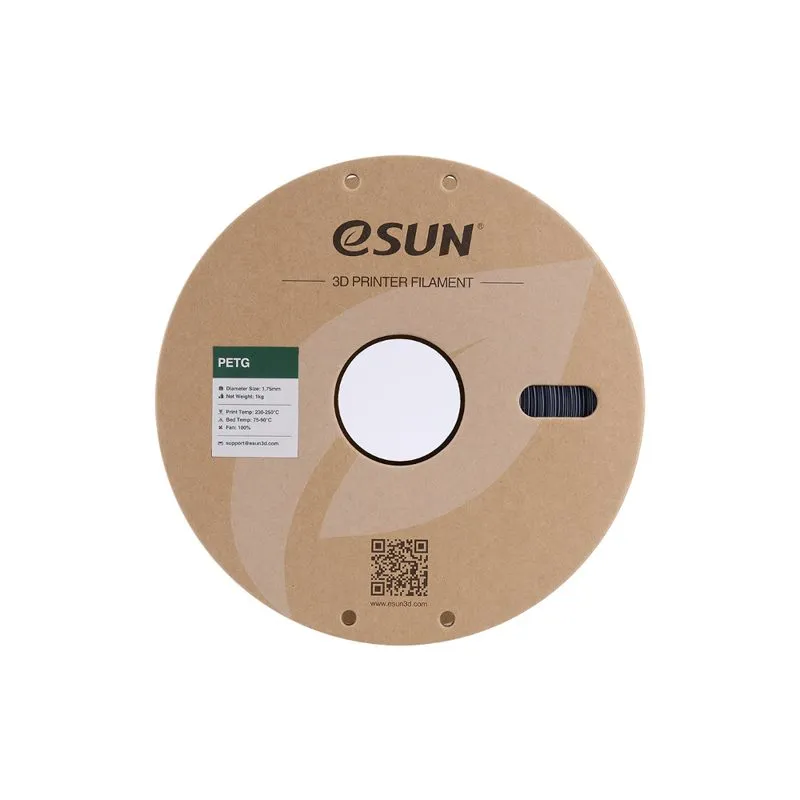 eSUN PETG+ 1.75mm Translucent Grey 1kg 3D Filament - Image 4