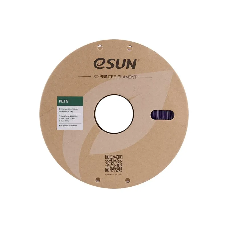 eSUN PETG+ 1.75mm Translucent Purple 1kg Filament - Image 4