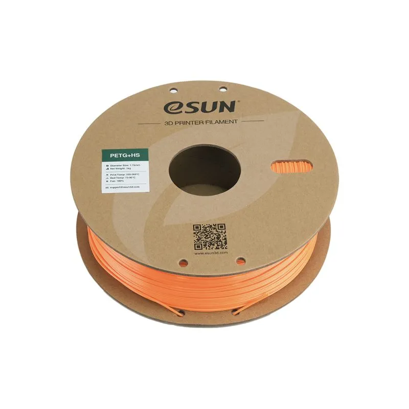 eSUN PETG+ HS 1.75mm 3D Printing Filament - Orange - Image 2