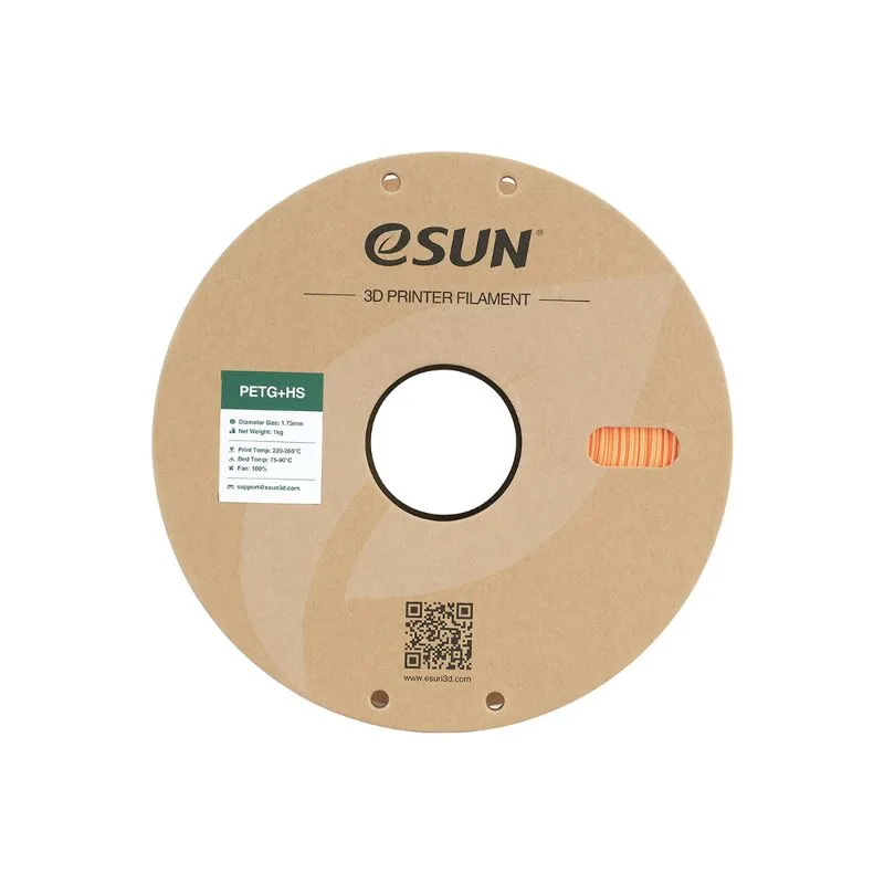 eSUN PETG+ HS 1.75mm 3D Printing Filament - Orange - Image 4