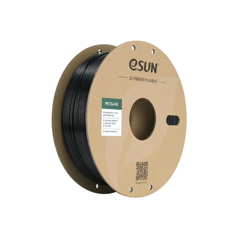 eSUN PETG+ HS Black 1.75mm High-Speed 3D Filament