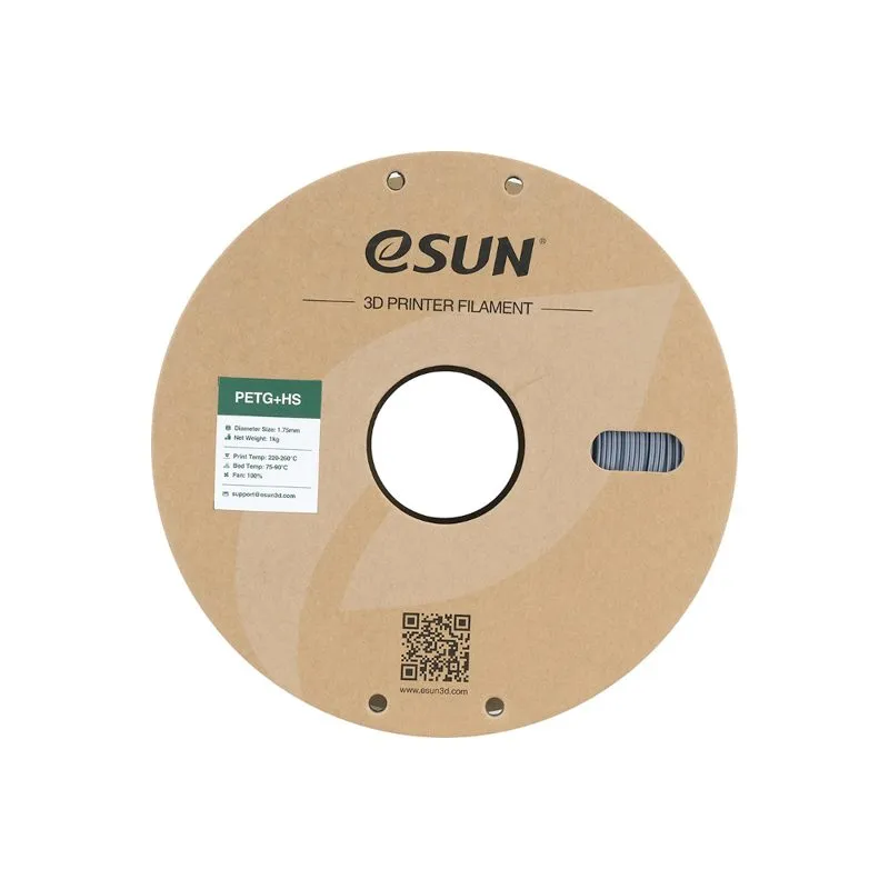 eSUN PETG+ HS Grey 1.75mm High-Speed 3D Filament - Image 4