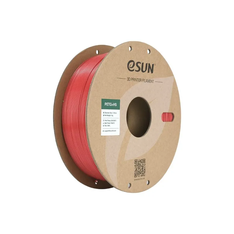 eSUN PETG+ HS Red 1.75mm 3D Printer Filament