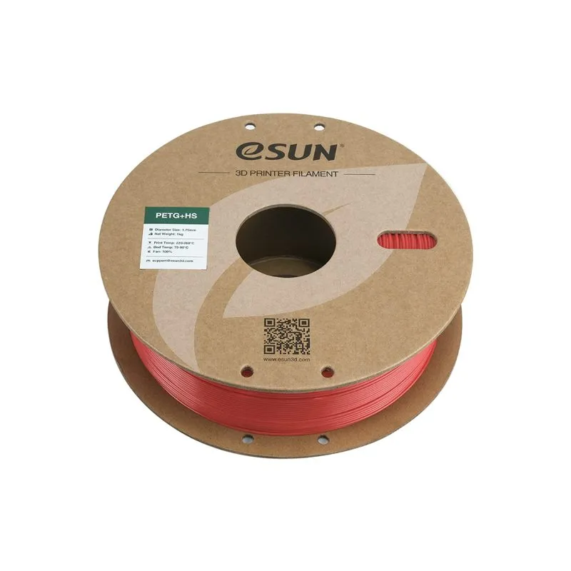 eSUN PETG+ HS Red 1.75mm 3D Printer Filament - Image 2