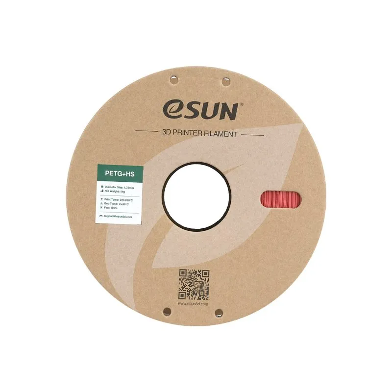 eSUN PETG+ HS Red 1.75mm 3D Printer Filament - Image 4