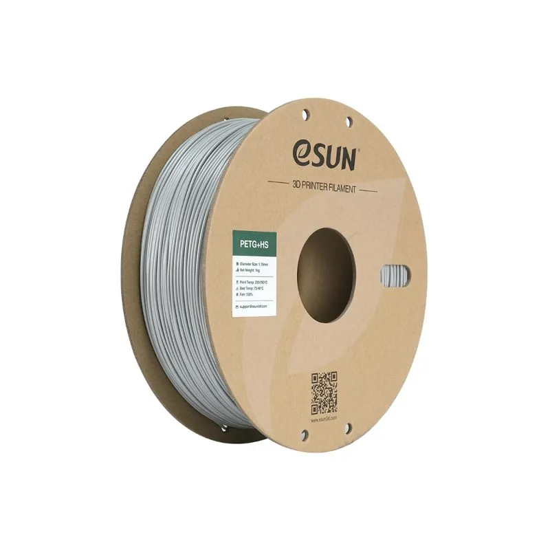 eSUN PETG+ HS Silver 1.75mm 3D Printing Filament