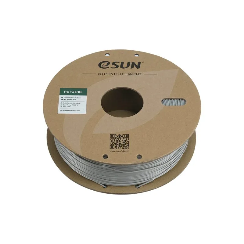 eSUN PETG+ HS Silver 1.75mm 3D Printing Filament - Image 2