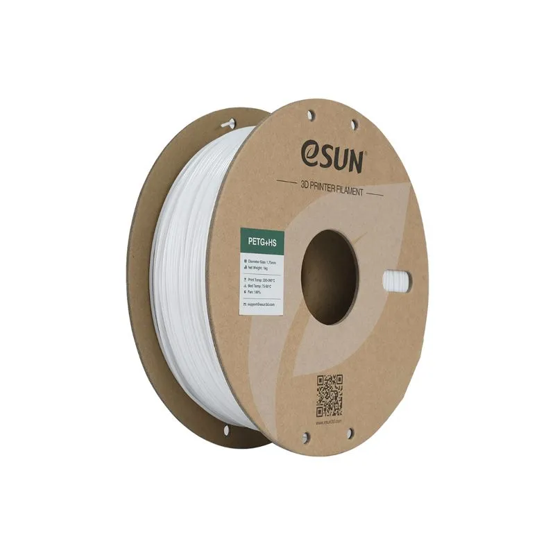 eSUN PETG+ HS White 1.75mm 3D Printer Filament