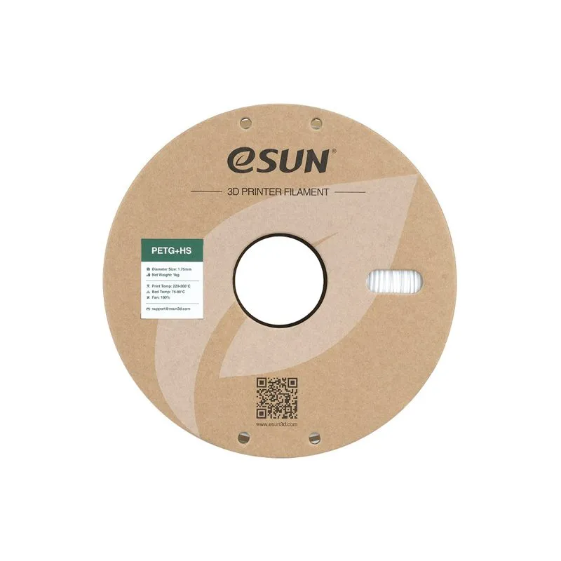 eSUN PETG+ HS White 1.75mm 3D Printer Filament - Image 4