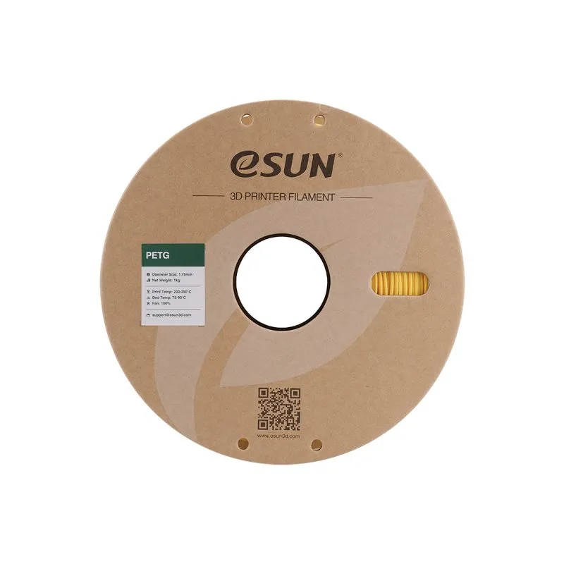 eSUN PETG+ Yellow 1.75mm 3D Printer Filament - Image 2