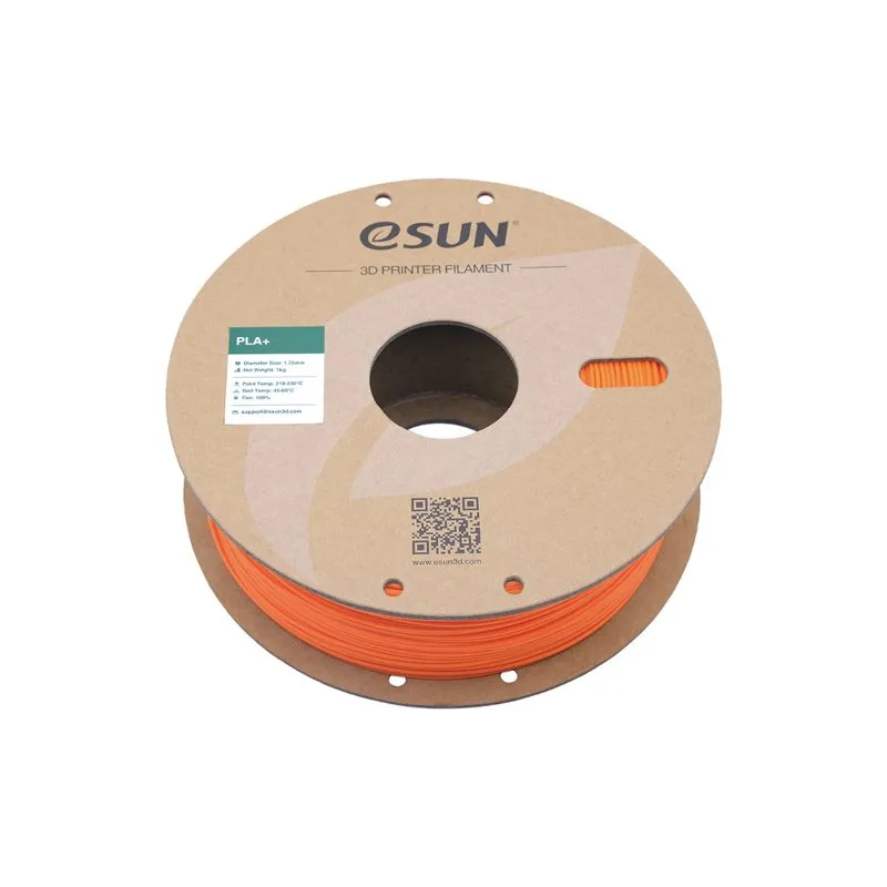 eSUN PLA+ 1.75mm 1kg 3D Printer Filament - Orange - Image 3