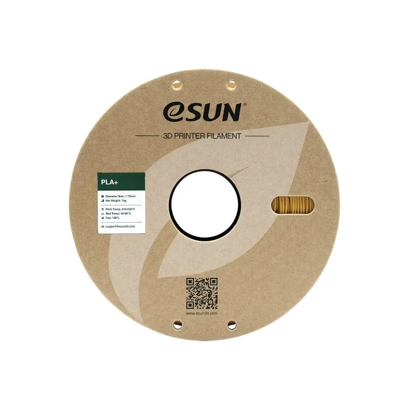 eSUN PLA+ 1.75mm 3D Printer Filament Yellow - Image 2