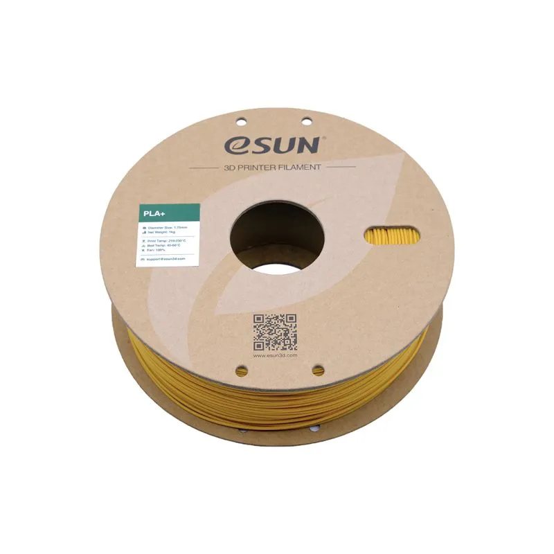 eSUN PLA+ 1.75mm 3D Printer Filament Yellow - Image 3