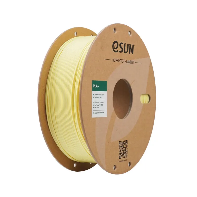 eSUN PLA+ 1.75mm Filament - Almond Yellow 1kg Spool