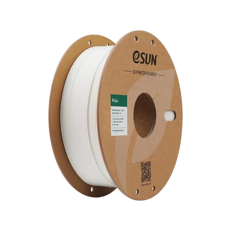 eSUN PLA+ 1.75mm Filament - Milky White 1kg Spool - Image 2