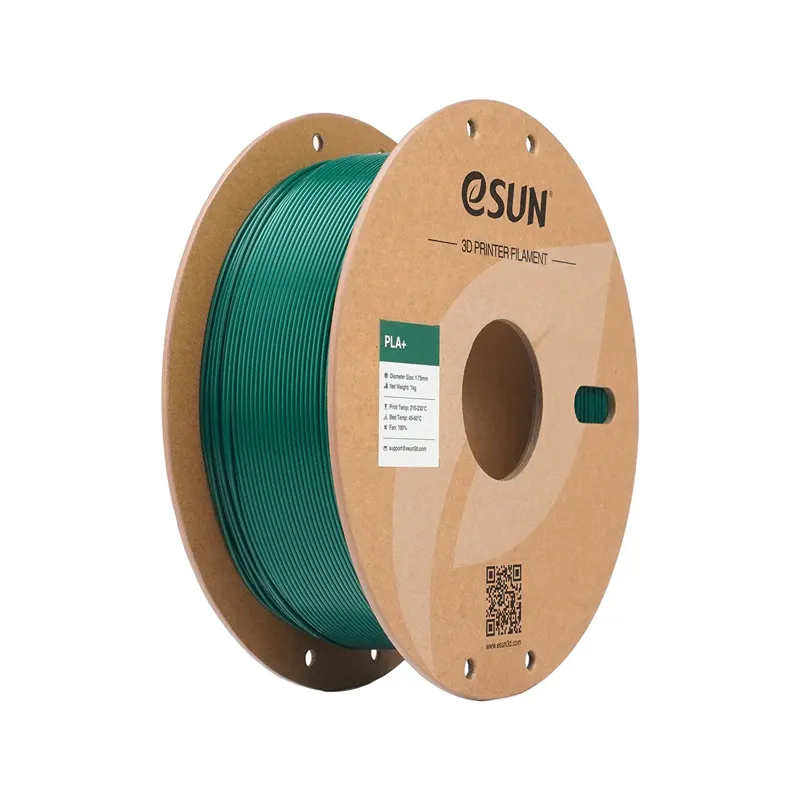 eSUN PLA+ 3D Printer Filament, 1.75mm Holly Green 1kg - Image 2