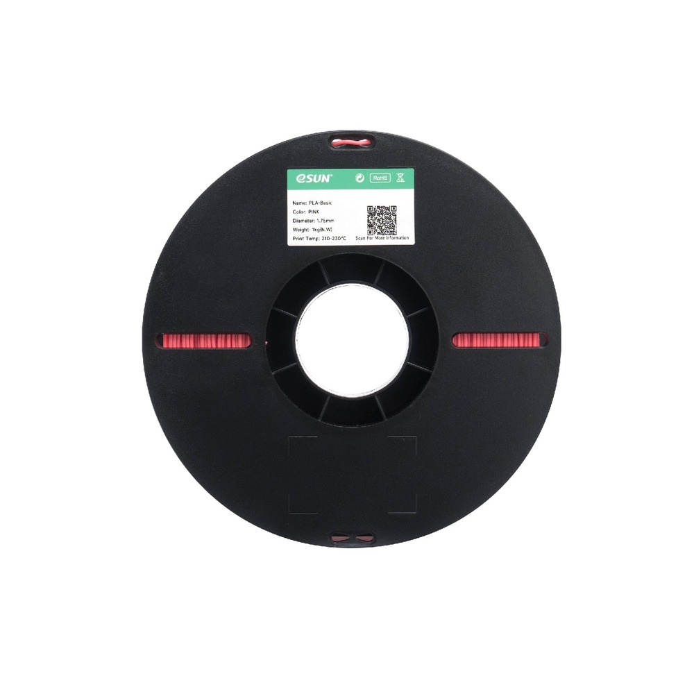 eSUN PLA-Basic 1.75mm 1kg Pink 3D Printing Filament - Image 2