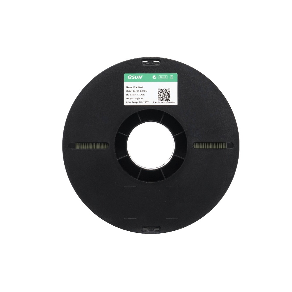 eSUN PLA-Basic 1.75mm Filament - Olive Green 1kg - Image 2